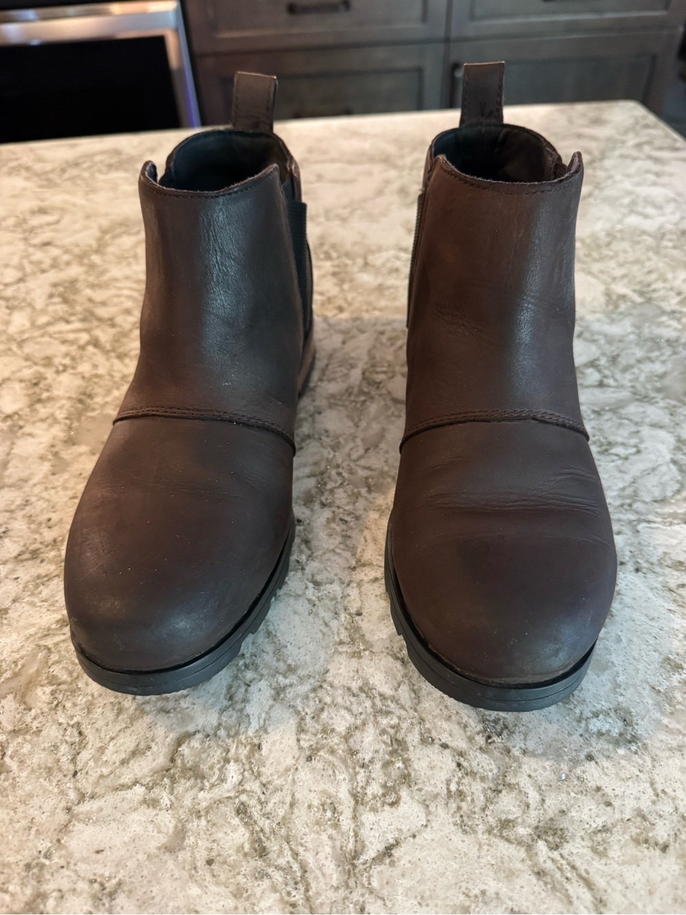 Sorel Men’s Chukka Boots in Dark Brown Leather